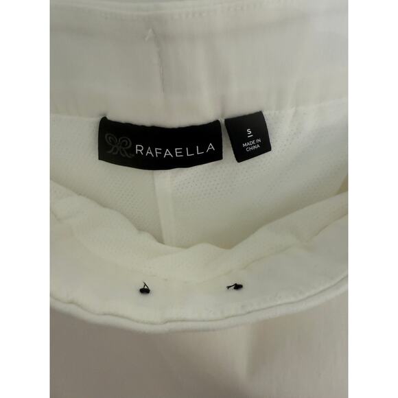 Rafaella White Lined Pull-On Skort with Logo Plate – Size Small - Picture 4 of 4